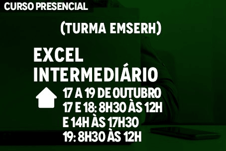 Excel Intermediário (Turma EMSERH)